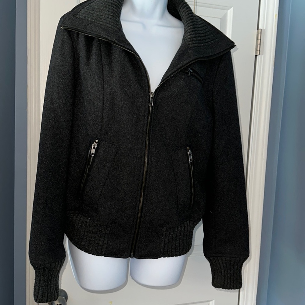 Great condition Express woman bomber wool coat